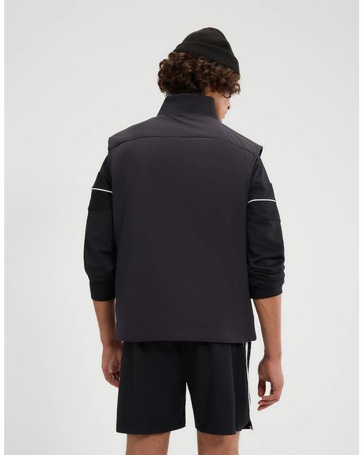 Ellesse Black Rushano Gilet for men