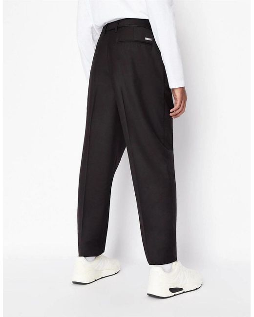 ARMANI EXCHANGE Black Trousers for men