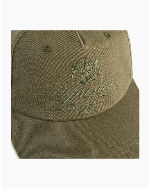 PUMA Green X Represent Baseball Cap for men
