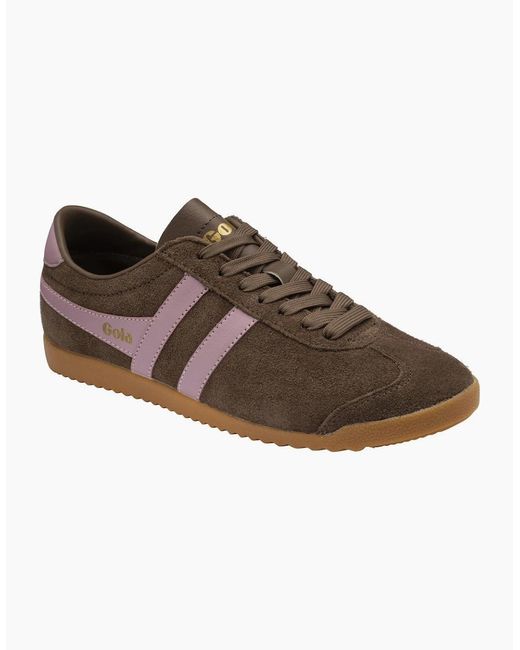 Gola Brown Bullet Suede Trainers