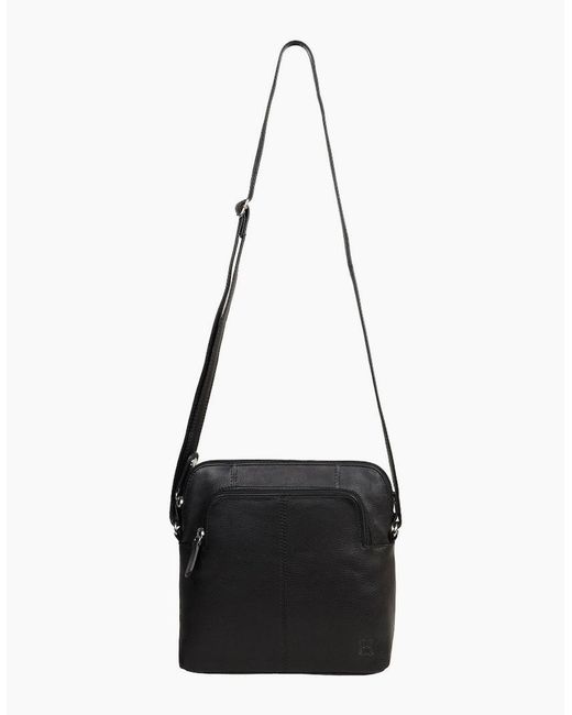 Lakeland Leather White Raven Cross Body Bag