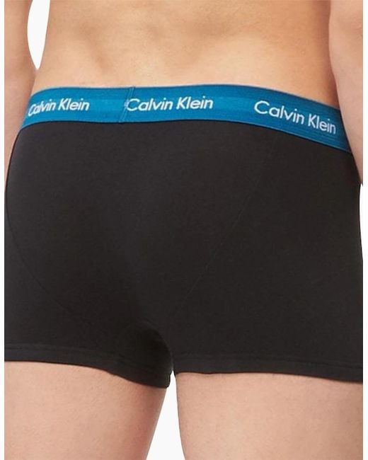 Calvin Klein Black Szm Trunk 3 Pack for men