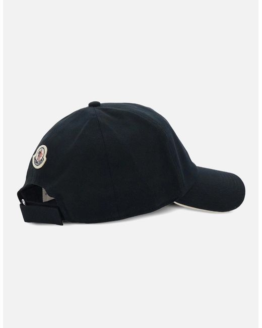 Moncler Blue Signature Logo Cap for men