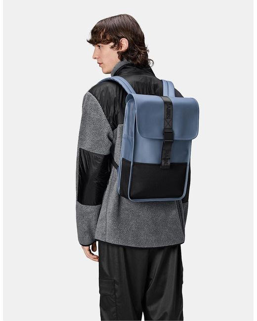 Rains Black Trail Backpack Mini