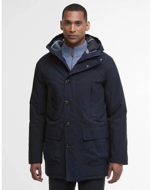 barbour-winter-beaufort-waterproof-parka-in-blue-for-men-lyst-uk