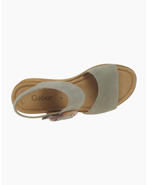Gabor Metallic Andre Sandals
