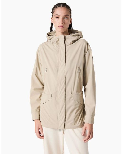 Parajumpers Natural Long Cream Hooded Jacket