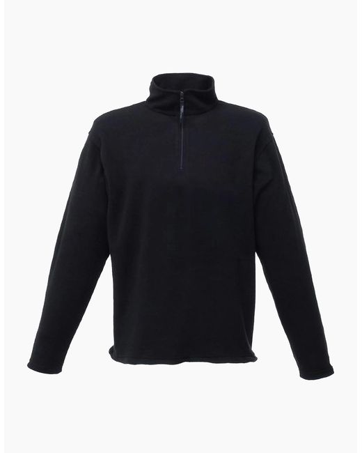 Regatta Blue Micro Zip Neck Fleece Top (170 Gsm) for men