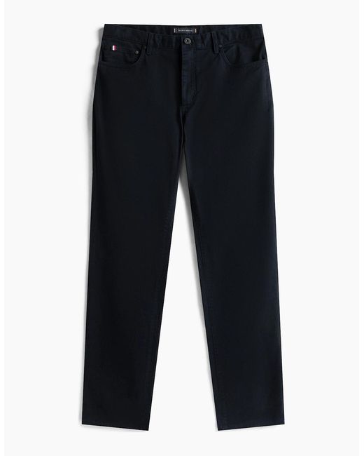 Tommy Hilfiger Blue Essential Twill Denton 5 Pocket Chinos for men