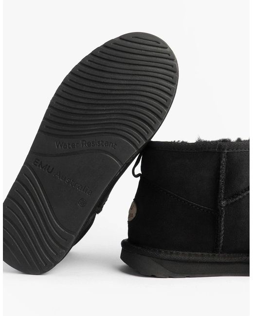 EMU Black Australia Stinger Micro Sheepskin Boot