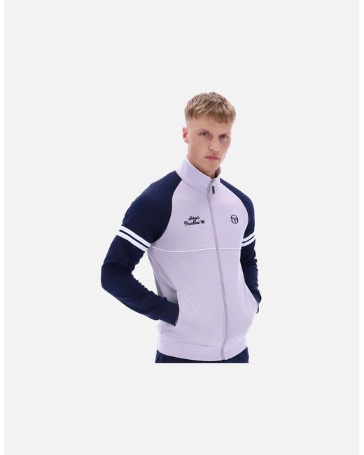 Sergio Tacchini Blue Orion Davis Track Top Jacket Thistle for men