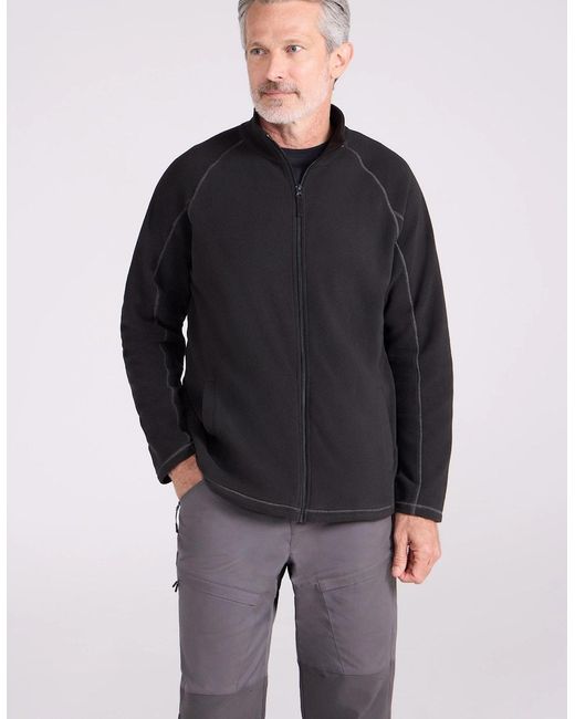 Mountain Warehouse Blue Ashbourne Full Zip Fleece Jacket for men