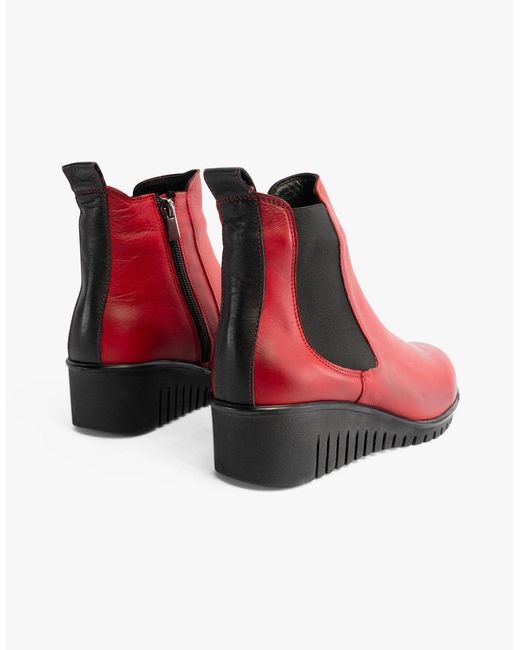 Lotus Red Dresden Boots