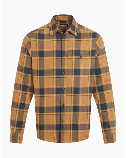Craghoppers Blue Gable Long-Sleeved Shirt for men
