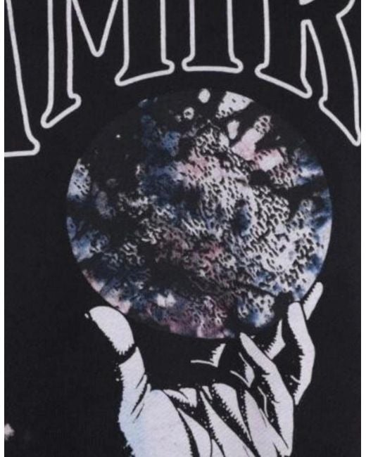 Amiri Blue Crystal Ball Tie-Dye Sweatshirt for men