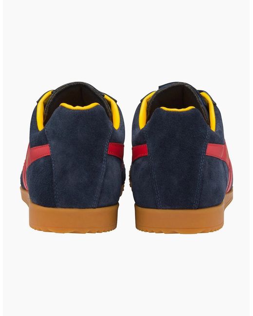Gola Blue Harrier Suede Trainers
