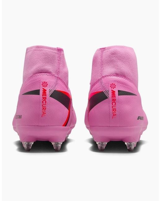 Nike Mercurial Pink Mercurial Superfly 10 Academy Adults Soft Ground Football Boots for men