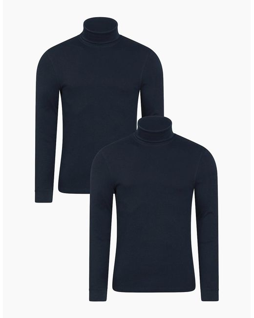 Mountain Warehouse Blue Meribel Thermal Top (Pack Of 2) for men