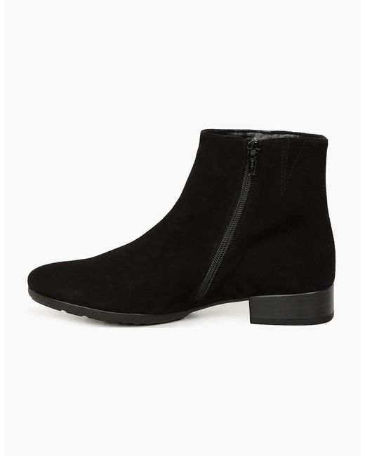 Gabor Black Buzz Ankle Boots
