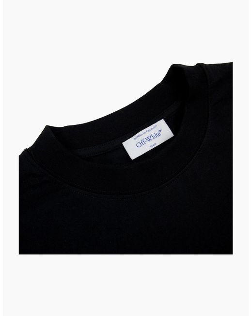 Off-White c/o Virgil Abloh Black Off Tape Arrow Skate S/S T-Shirt for men