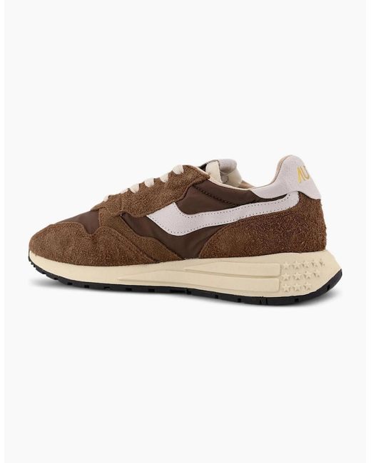 Autry Brown Reelwind Low Nc39 Sneakers for men