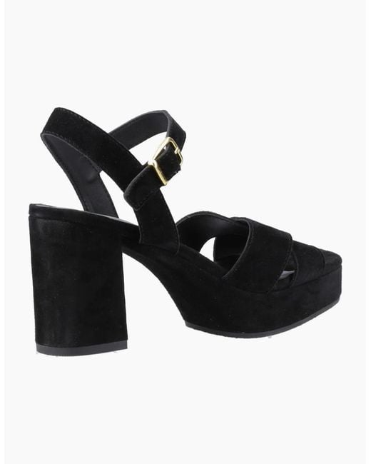 Hush Puppies Black Ophelia Heeled Sandals