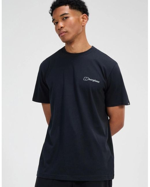 Berghaus Blue Grappled Short Sleeve T-Shirt for men