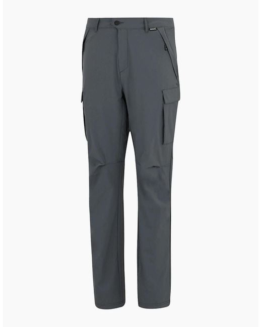 Regatta Gray Summer Questra Cargo Trousers for men
