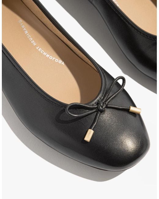 Fitflop Black Delicato Bow Ballet Flats