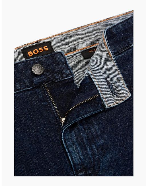 Boss Blue Dark Delware Jeans for men