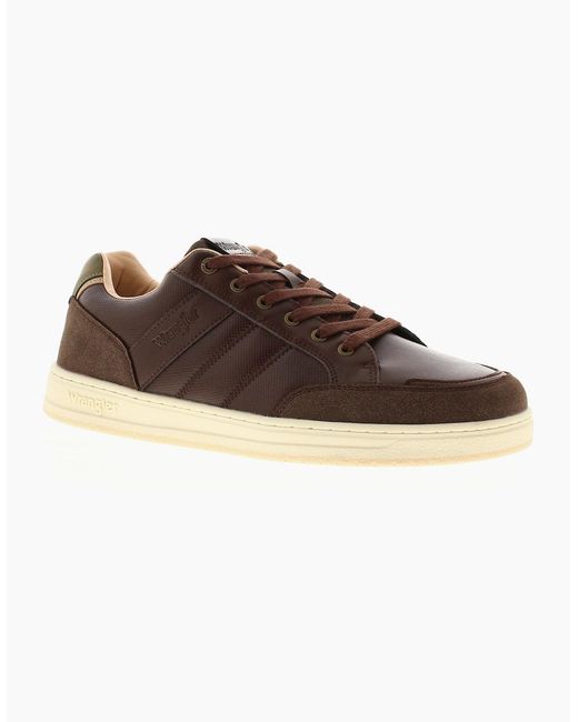 Wrangler Brown Casual Shoes Goldston Lace Up Uk Size for men