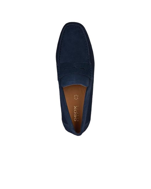 Geox Blue U Kosmopolis + Grip Moccasins for men