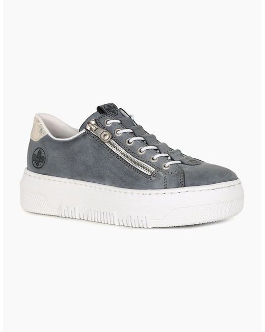 Rieker Gray Fascinate Trainers