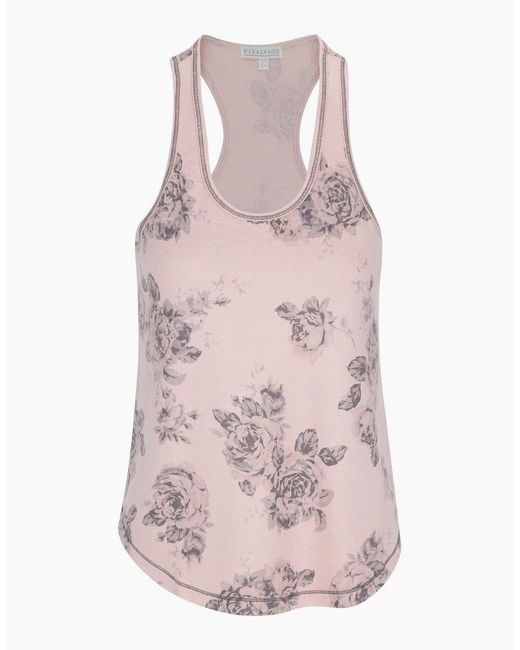 Pj Salvage Pink Salvage Scoop Neck Tank