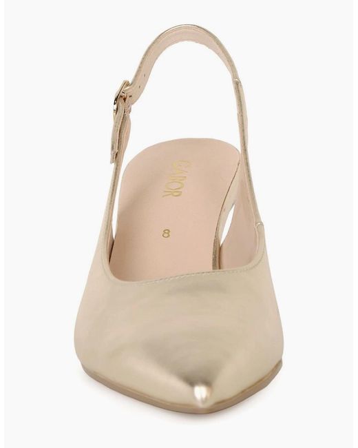 Gabor Natural Lazona Court Shoes
