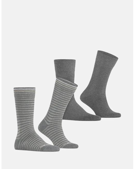Burlington Multicolor Everyday Stripe 2-Pack Socks Light Melange