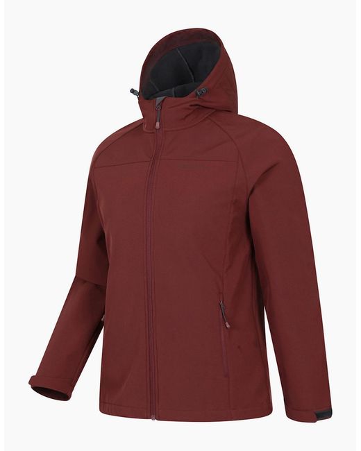 Mountain Warehouse Red Exodus Waterproof Soft Shell Jacket for men