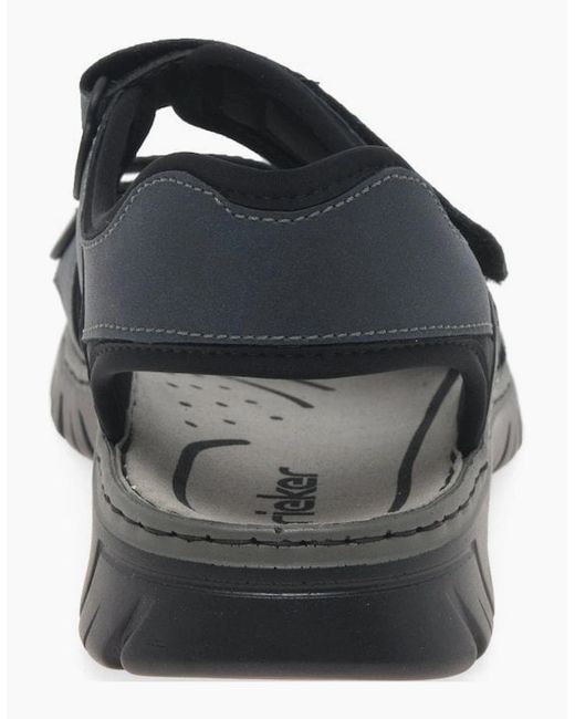 Rieker Black Harbour Casual Sandals for men