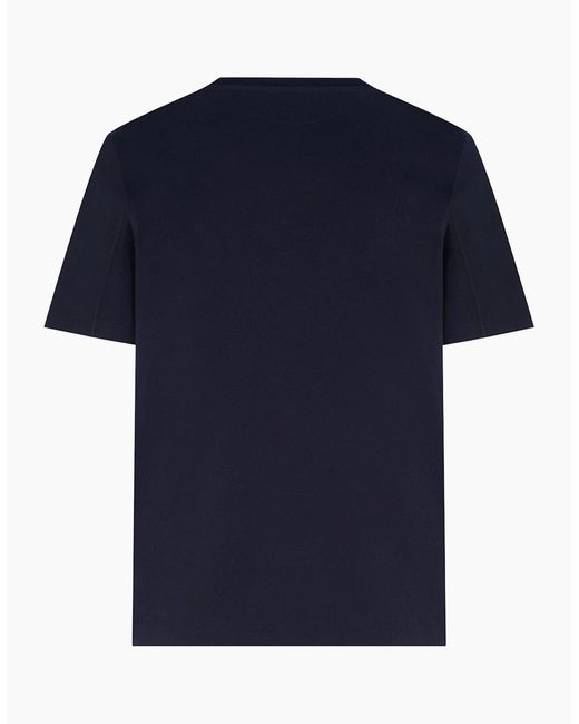 Brunello Cucinelli Blue Genvis Loci T-Shirt for men