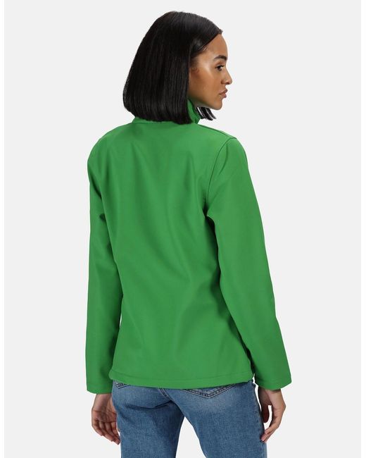 Regatta Green Professional /Ladies Printable Soft Shell Jacket