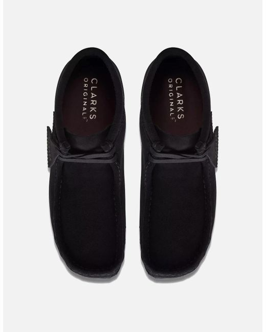Clarks Black Originals Wallabee Boot for men