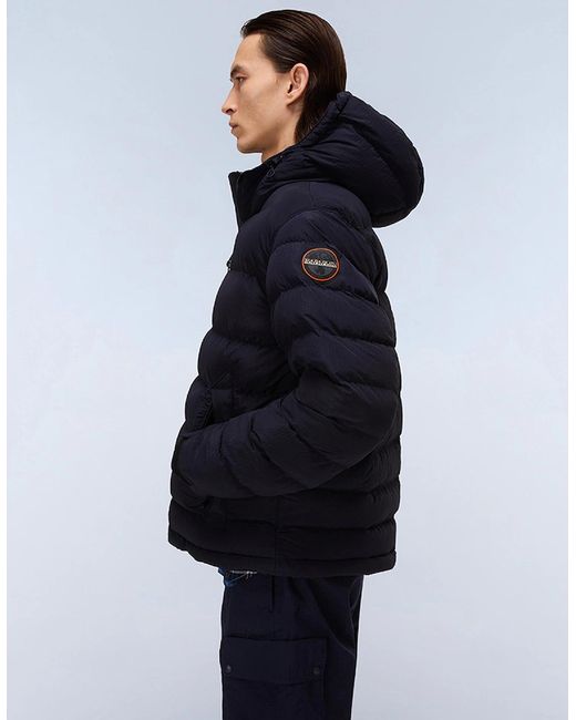 Napapijri Blue Terez Puffer Jacket for men