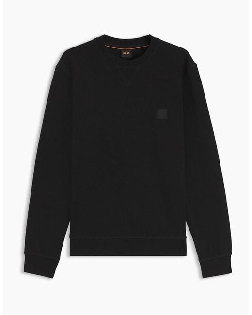Boss Black Westart Crew Sweatshirt, Premium Cotton for men