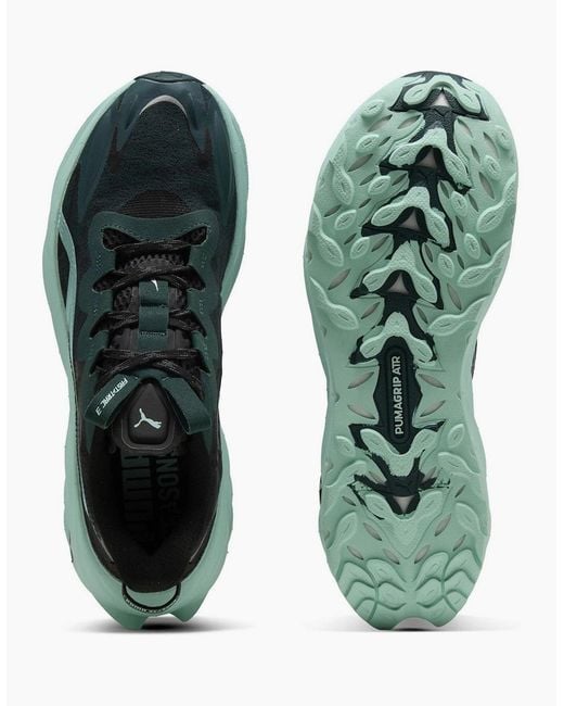 PUMA Green Fast Trac Nitro 3 Off Road Trail Running Shoes for men