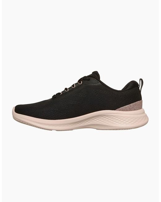 Skechers Black Skech-Lite Pro 2.0 Polyester /Rose Trainers