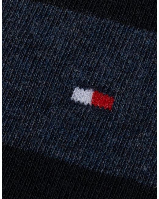 Tommy Hilfiger Blue 2-Pack Rugby Stripe Socks, Dark for men