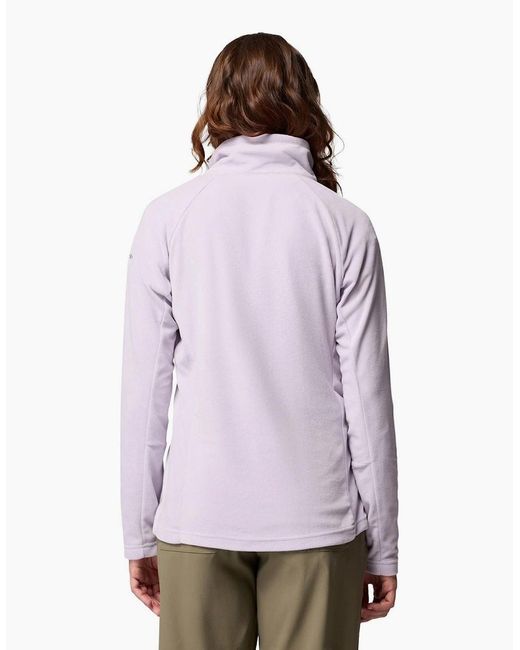 Columbia Purple Glacial Iv 1/2 Zip Fleece Jackets