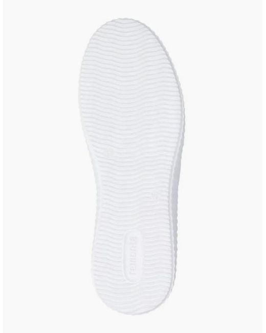 Remonte White Ladies Sneaker D3E00-80