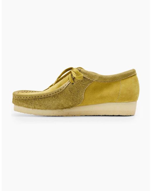 Clarks Yellow Wallabee Moc Toe Lace Up Boat Shoes for men