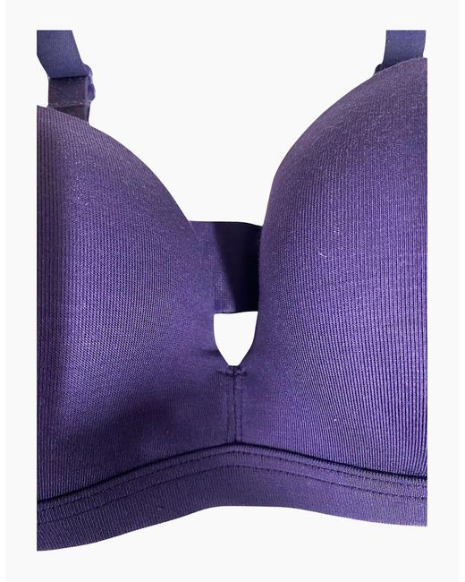 Boss Blue Ci Logo Padded Triangle Bra, Dark